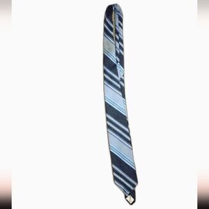 Christian Dior blue tones stripe tie